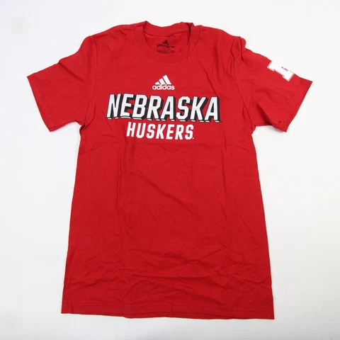 Nebraska Cornhuskers adidas Amplifier Short Sleeve Shirt Men's Red New Cover
