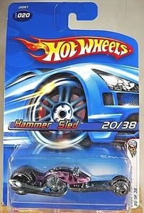 2006 Hot Wheels #20 First Editions 20/38 HAMMER SLED Purple Variant w/Black MC5s - Picture 1 of 4