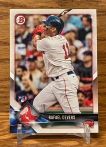 RAFAEL DEVERS Rookie Card | 2018 Bowman BOSTON RED SOX Rookie - Picture 1 of 2
