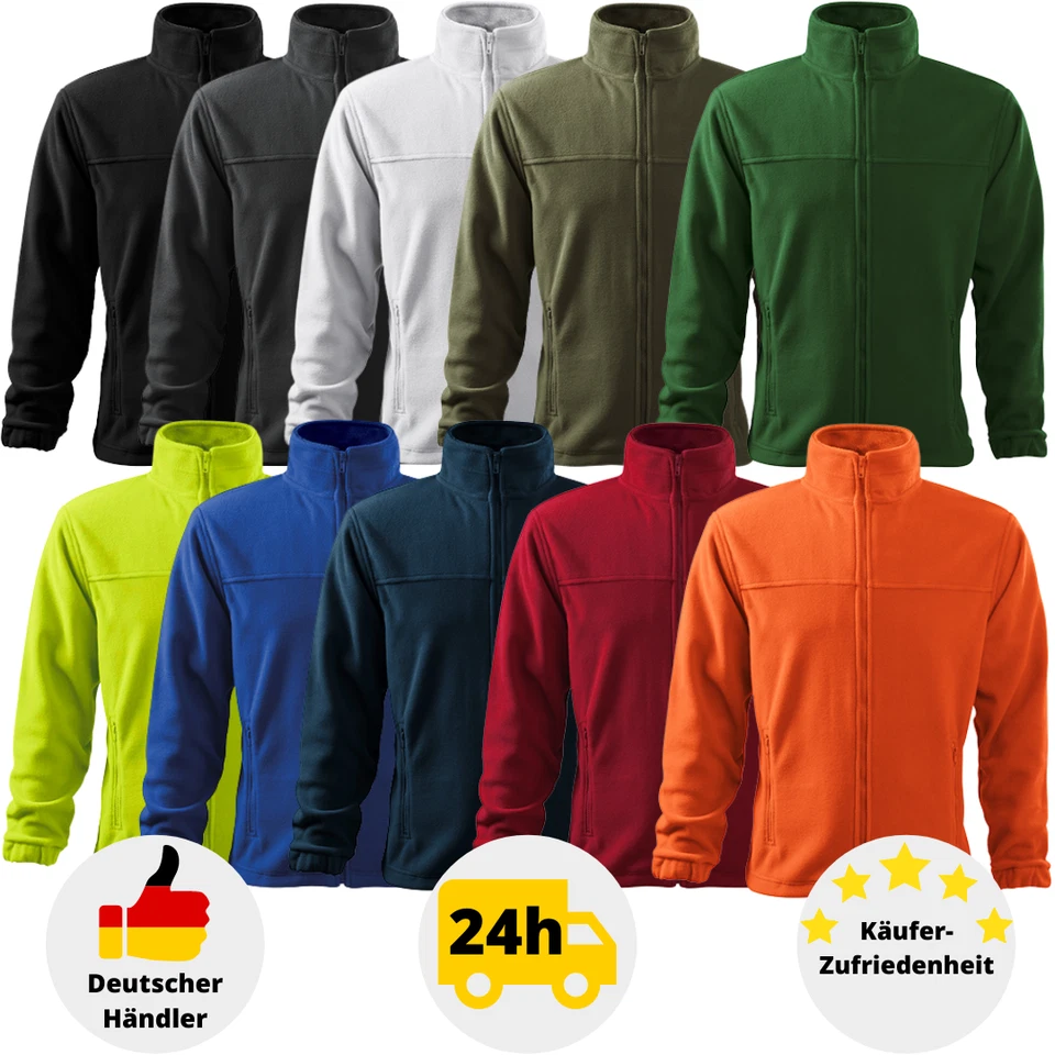 Fleecejacke Herren Jacke Arbeitsjacke Pullover Warme Winterjacke Polar S bis XXL - Bild 1 von 4