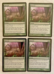 4x Harrow Zendikar MTG Magic the Gathering LP - Picture 1 of 2