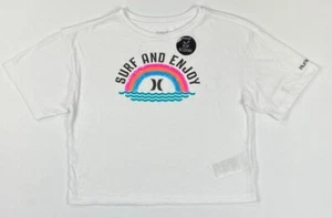 Girl's Youth Hurley Wide Crop Flip Sequins Short Sleeve Shirt - Picture 1 of 1