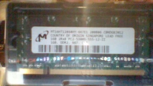 MT16HT12864HY-667E1 Micron 1GB PC2-5300 DDR2-667MHz non-ECC Unbuffered CL5 - Picture 1 of 1