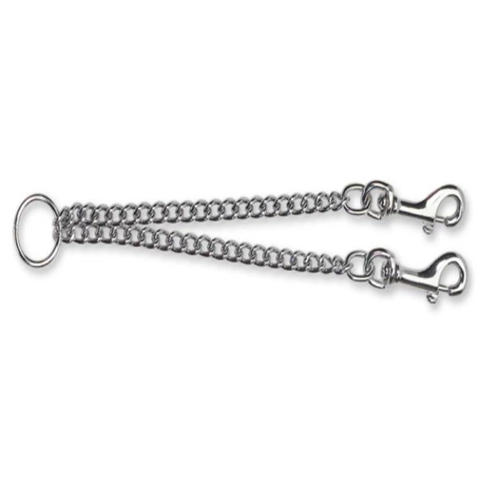 Ancol Dog Chain Coupler Lead Extension Twin Walk 2 Dogs Double Pet Leash - Image 1 of 1