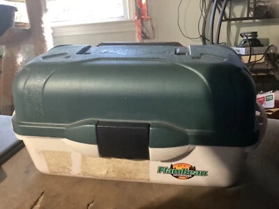 Caja de aparejos de pesca de plástico FLAMBEAU CLASSIC SERIES usados de colección Foto 1 de 4