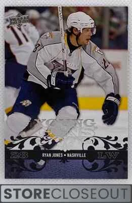 2008-09 Upper Deck #226 Ryan Jones Rookie Young Guns RC Nashville Predators - Image 1 of 2