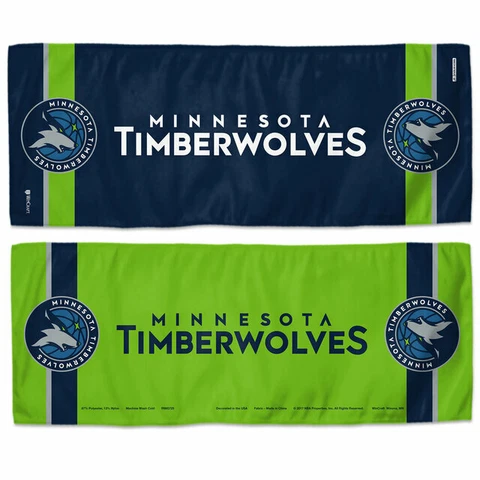 NBA Minnesota Timberwolves 12x30 Double Sided Cooling Towel Keep Cool in Summer Cover