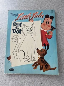 1960 Vintage Whitman 1420 Marge’s Little Lulu Dot To Dot Coloring Book - Picture 1 of 13