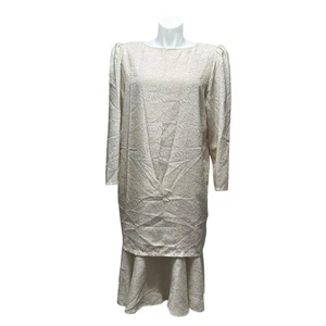 Just You By Lynn Moses Damen Plus 1X 2-teiliges Kleid Elfenbein Langarm Pullover  - Bild 1 von 9