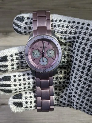 Fossil Stella Analog Purple Dial Women's Watch-ES3038 - Image 1 of 4