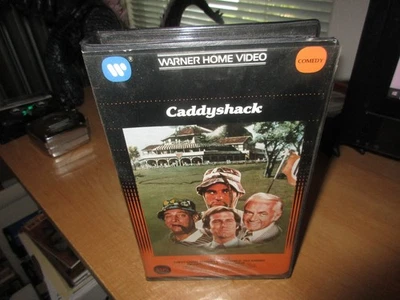 Caddyshack VHS 1983 Chevy Chase Clam Shell Movie Warner Home Video oop - Image 1 of 4