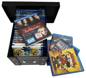 CheckOutStore Black Blu-ray Cases Storage Box (Holds 25 Cases) Lot - Picture 1 of 7