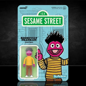 Roosevelt Franklin Sesame Street Action Figure 3 3/4 Super 7 - Picture 1 of 1