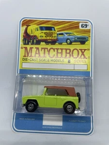 Vintage Lesney Matchbox 18 Custom Superfast Pre Pro Field Car Blister Pack - Picture 1 of 5