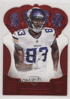 2013 Panini Crown Royale Retail Red Die-Cut /99 Rodney Smith #183 Rookie RC - Image 1 of 2