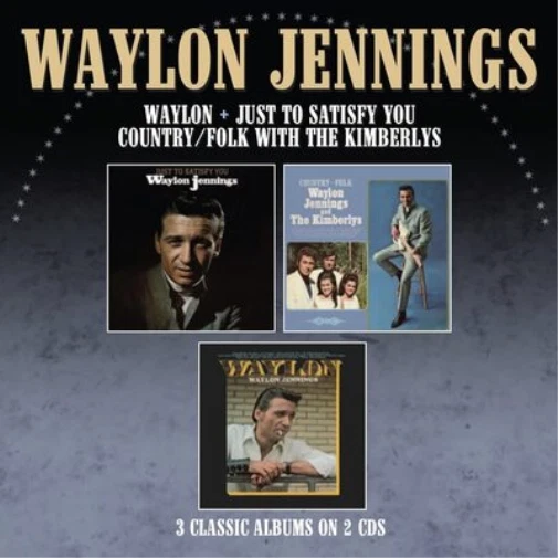 Waylon Jennings Just to Satisfy You/Country Folk With the Kimbe (CD) (UK IMPORT) - Image 1 of 1