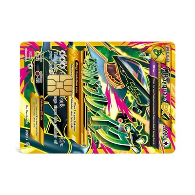 Pegatina para tarjeta de crédito Mega Rayquaza Ex 98/98 Ancient Origins Foto 1 de 2