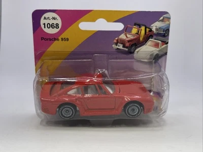 SIKU 1068 PORSCHE 959 IN RED  - rare made in west germany Mint Boxed — 第 1/4 张图片