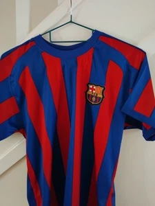 Retro Vintage FC Barcelona Kids' Football Top Size 12 Years (Messi 19) - Picture 1 of 2