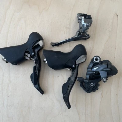 Shimano Ultegra ST-6700 Shifters plus Front FD-6700 and Rear RD-6700 mechs. - Image 1 of 4