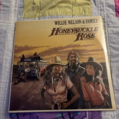 1980 Willie Nelson and Family Honeysuckle Rose 2x LP Vinyl Record Sealed - Image 1 of 4