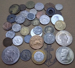 Altes ausländisches Münzlot der Welt 40 Münzen für Lot - #50916-8 - Bild 1 von 13