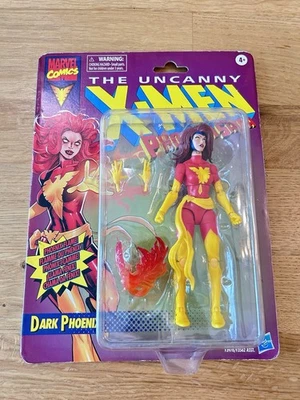 Figura de acción Hasbro 2023 Marvel X-Men Retro Legends Dark Phoenix escala 6" abierta Foto 1 de 4