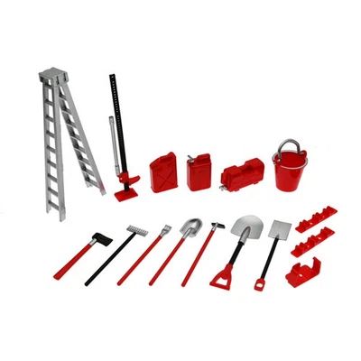 For 1:16 Remote Control RC Truck Tools Accessories Bucket Ladder Fuel Tank - Image 1 of 4