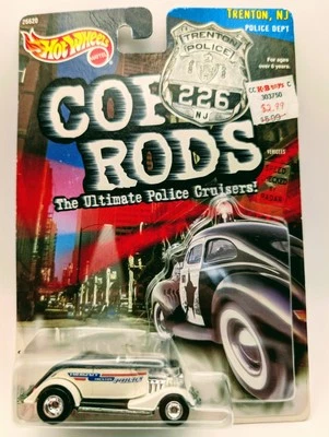 Vintage 1999 Hot Wheels COP Rods Series 2 '33 FORD ROADSTER Trenton, NJ 26620  - Image 1 of 4