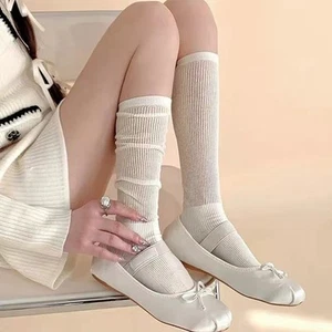 Casual Daily Wear halbhohe Socken atmungsaktiv Socken modisch farbiger Besatz - Picture 1 of 15