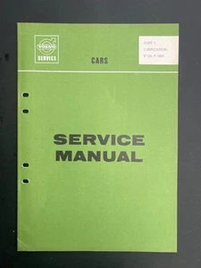 Manual de servicio de lubricación Volvo P1800 P1800S P120 serie 120 1956-1968 - Imagen 1 de 3