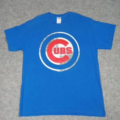 Chicago Cubs Shirt Mens Large Blue MLB Baseball Short Sleeve Graphic Tee Cotton - Изображение 1 из 4