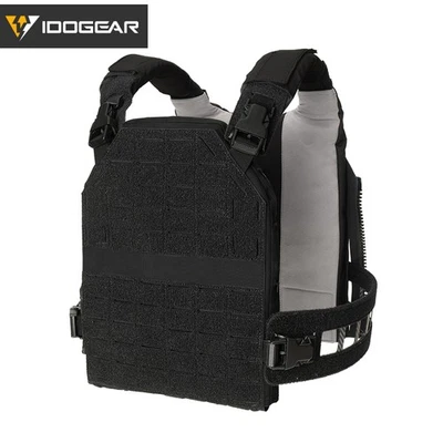 IDOGEAR Tactical Vest For Men Quick Release Laser-Cutting Adjustable Straps Gear - Image 1 of 4