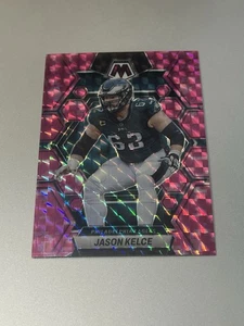 2023 Panini Mosaic Jason Kelce #196 Camo Pink Mosaic Philadelphia Eagles - Picture 1 of 2