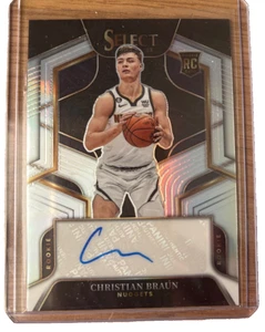 2022-23 Panini Select - Rookie Signatures Christian Braun #RS-CBR 092/249 (RC) - Picture 1 of 2