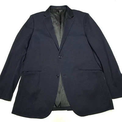 Theory Blazer Jacket Mens 44 Navy Blue Rodolf Portage 2 Button 100% Wool - Image 1 of 4