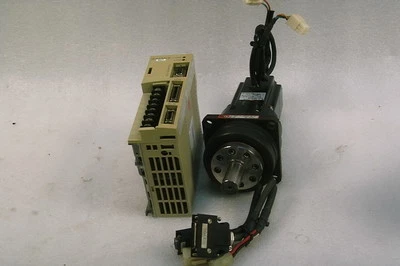 YASKAWA SERVOPACK MOTOR SGDA-02AP,SGM-02A3G26,HD CP-20A-11-J602A-SP WORKING FREE - Image 1 of 4