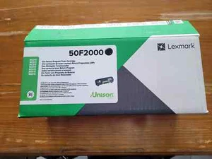 Toner Lexmark 502 Original 50F2000 Noir MS310 MS312 MS315 MS410 MS510 MS610 - Photo 1/4