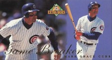 1994 Fleer Extra Bases Game Breaker Mark Grace Chicago Cubs #13