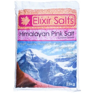 100% Organic Himalayan Pink Salts | Coarse Grade | by Elixir Gardens - Picture 1 of 3