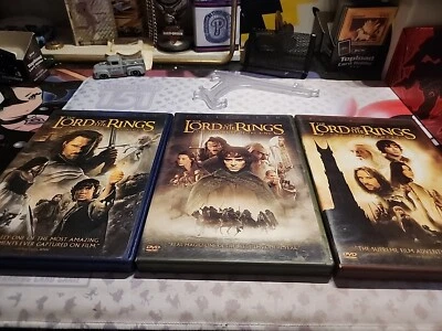 The Lord Of The Rings Complete Trilogy DVD Fellowship, Towers, King  - Image 1 of 4