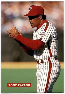 1989 Tastykake Philadelphia Phillies Tony Taylor