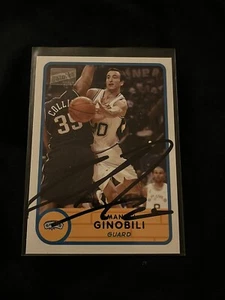 Manu Ginobili Autographed Signed Card ~ 2003-04 NBA Topps Bazooka ~ Spurs Auto - Picture 1 of 1
