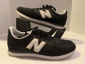 New Balance Womens 220 WL220TPB Black White Gold Tennis Shoes Sneakers Size 9 - Picture 1 of 10