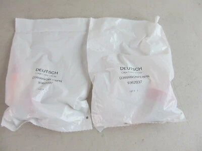 QTY=2 NEW DEUTSCH D38999/26FC8PN / D3899926FC8PN Connectors w/ Pins - Image 1 of 4