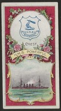 HILL (RJ)-BATTLESHIPS & CRESTS 1901-#03- HMS POWERFUL