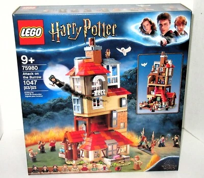 LEGO 75980 HARRY POTTER ~ ATTACK on the BURROW ~ New  Sealed Retired  BELLATRIX - Image 1 of 4