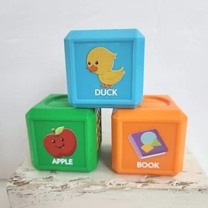 Fisher Price Roller Block Lot 3 Replacement Parts Tumblin Sensory Blocks Only F - Picture 1 of 6