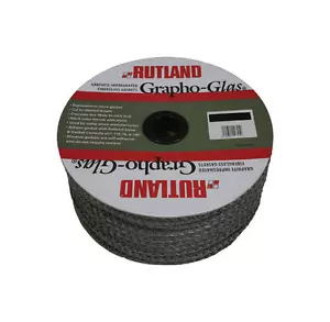 Junta de estufa RUTLAND #721N GRAFO-GLAS carrete a granel 200' x 1/4" redondo envío gratuito a EE. UU. - Imagen 1 de 2