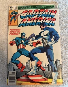 Captain America #241 Marvel Comics 1980 Frank Miller Cover Punisher FN 6.0 - Bild 1 von 3